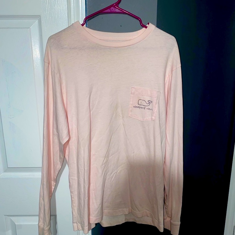Women’s Vineyard Vines Baby Pink Long Sleeve Small